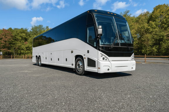 Bus Rental Company Garden Grove 56 Passenger Charter Bus