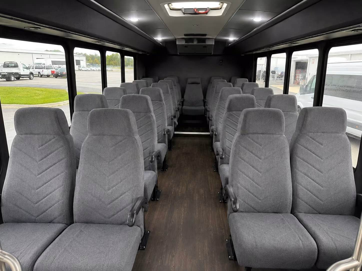 15 passenger minibus inside