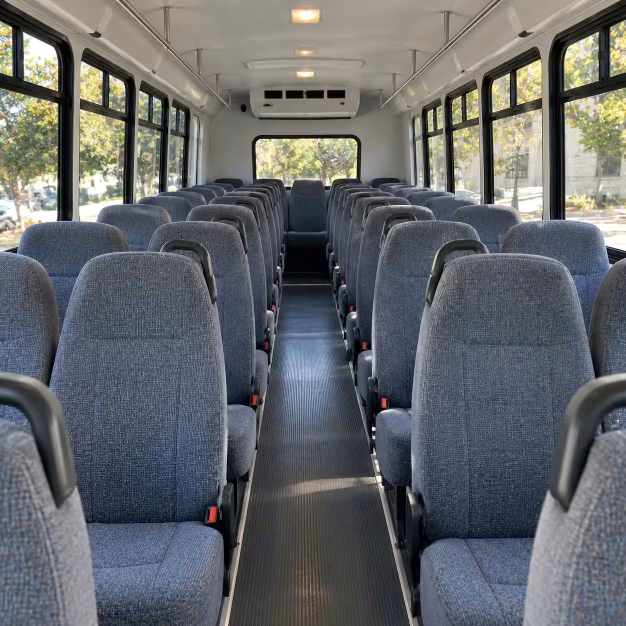 28 passenger minibus interior