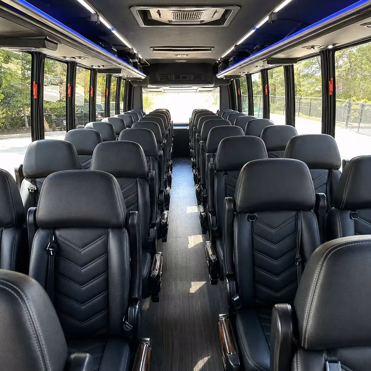 35 passenger minibus inside