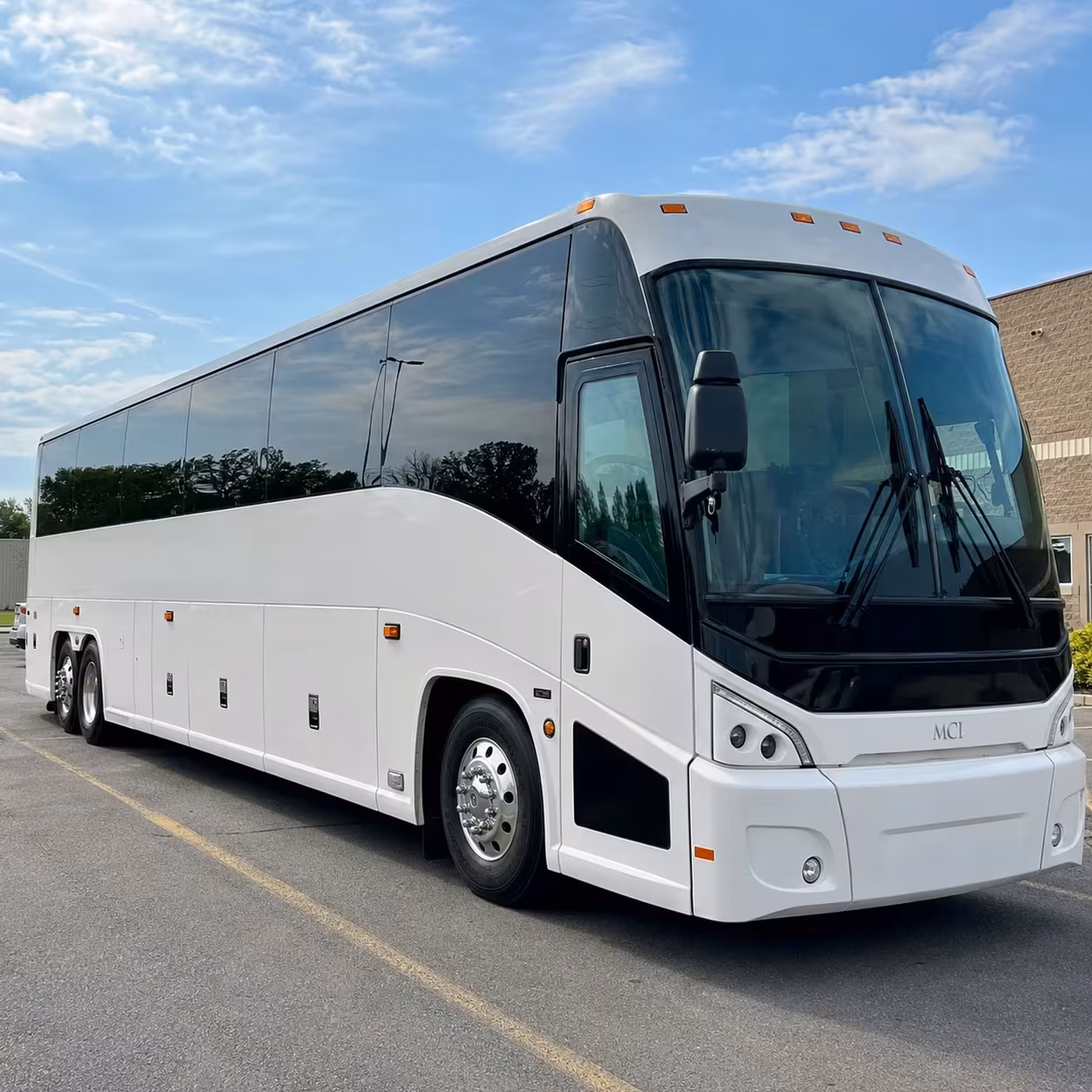 garden grove charter bus rental exterior